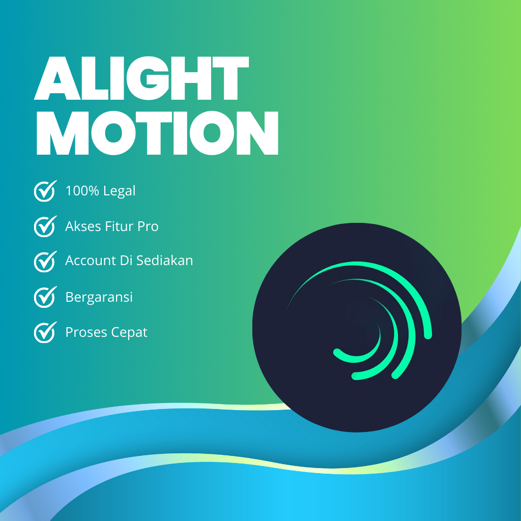 Jual Alight Motion Pro 1 Tahun — Unlock Semua Fitur