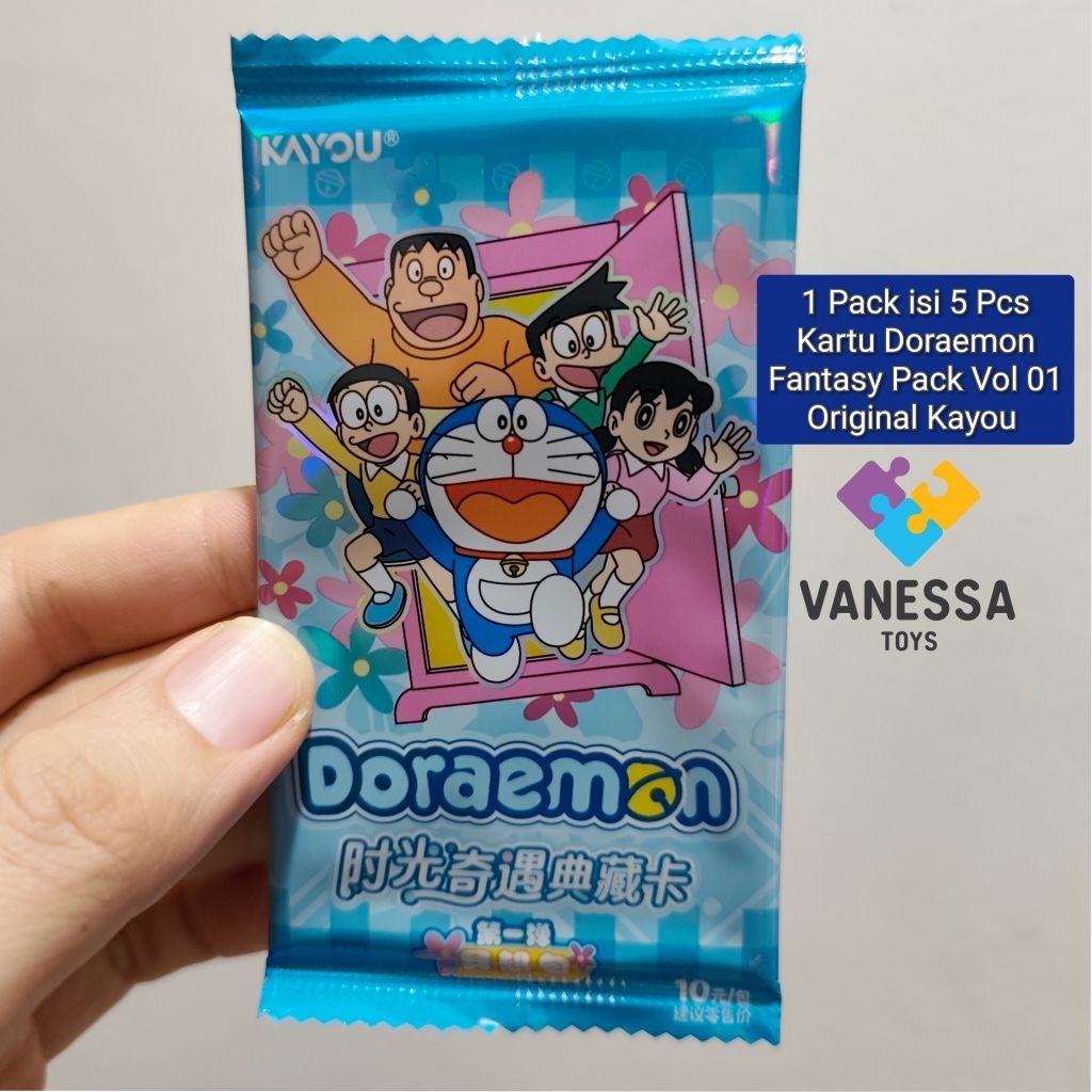 Jual Kayou 1 Pack isi 5 Kartu Doraemon Time Adventure Fantasy Pack Vol ...