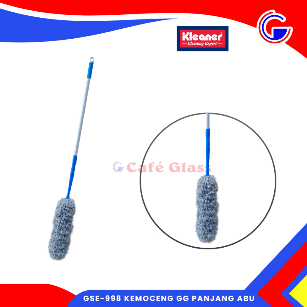 Kemoceng Microfiber Tongkat Bisa Dipanjangkan -  Kemucing Teleskopik Fleksibel - Gse-998 Kleaner