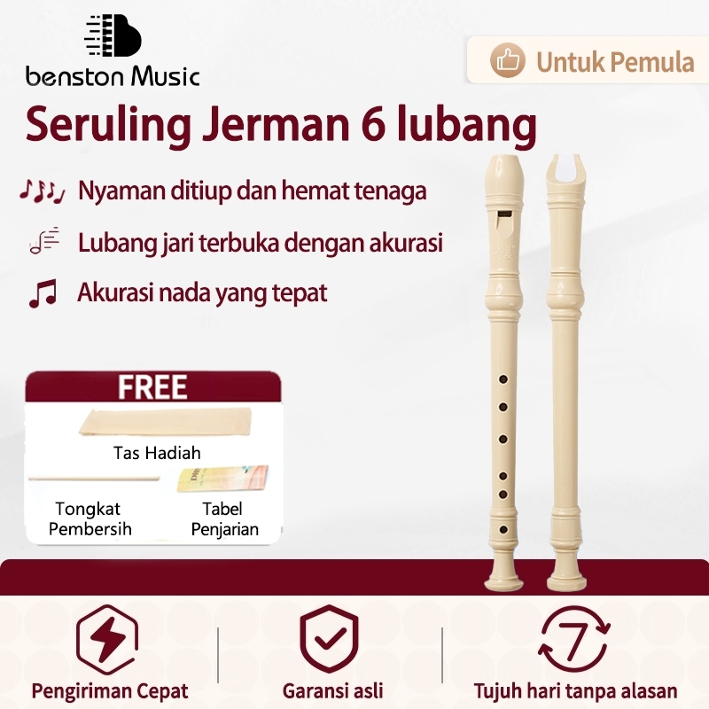 Jual Benston Music - suling / alat tiup / seruling recorder / Seruling ...