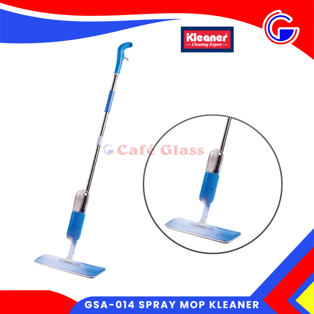 Spray Mop Pembersih Lantai - Alat Pel Semprot Kain Microfiber - Gsa-014 Spray Mop Kleaner 2 In 1