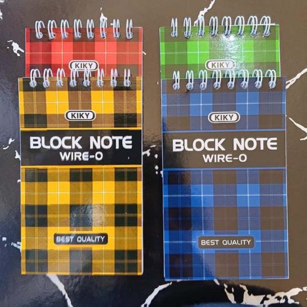 Jual notebook A7 / notes / block note A7 / Buku Saku spiral atas ...
