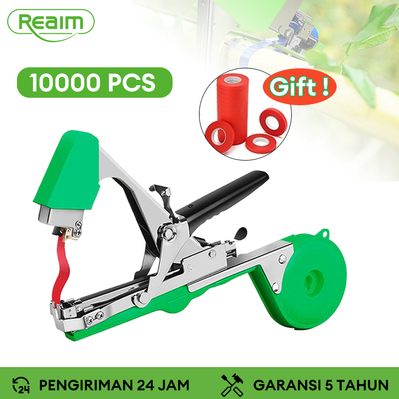REAIM Tapetool Hand Tying Machine Tapetool Starter Kit tapetool pengikat tanaman Alat Pengikat Lanjaran Tanaman Bundling Pack Tapetool Hand Tying Machine