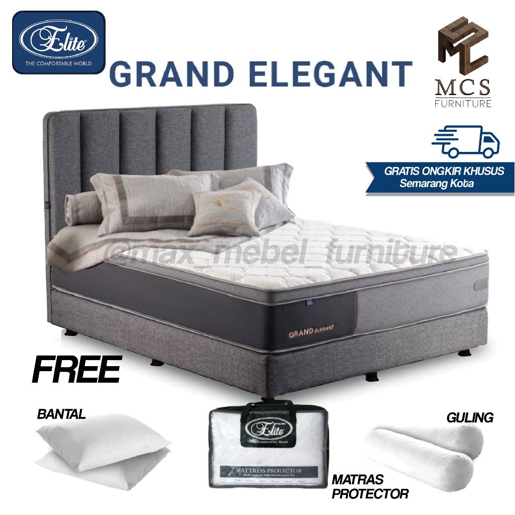 Jual Springbed Elite Grand Elegant Original 100% Harga Pabrik | Shopee ...