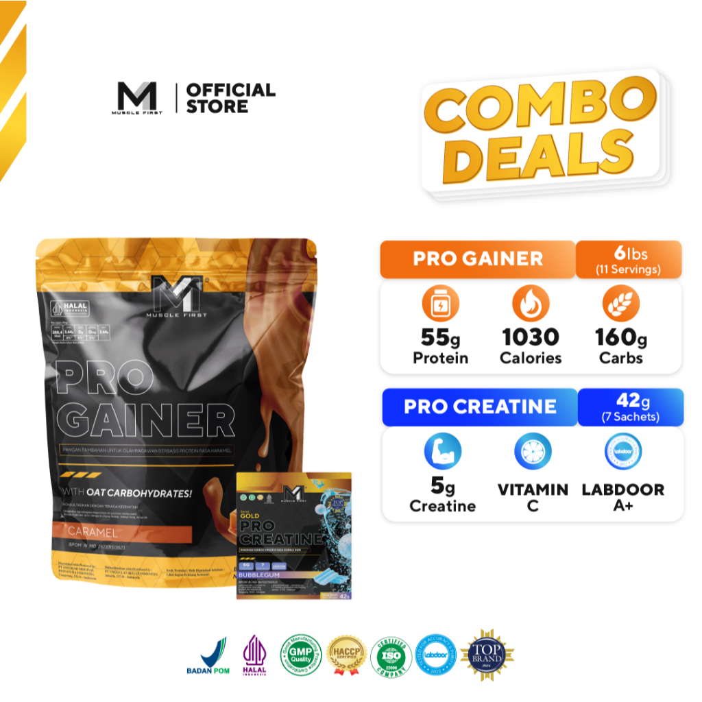 Jual [BUNDLE] MUSCLE FIRST Gainer 6Lbs + Creatine Box - Suplemen ...