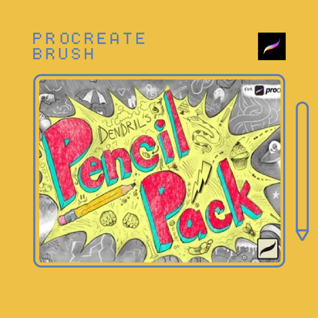 Jual Procreate Brush - DAS Pencil Pack Brushes | Shopee Indonesia