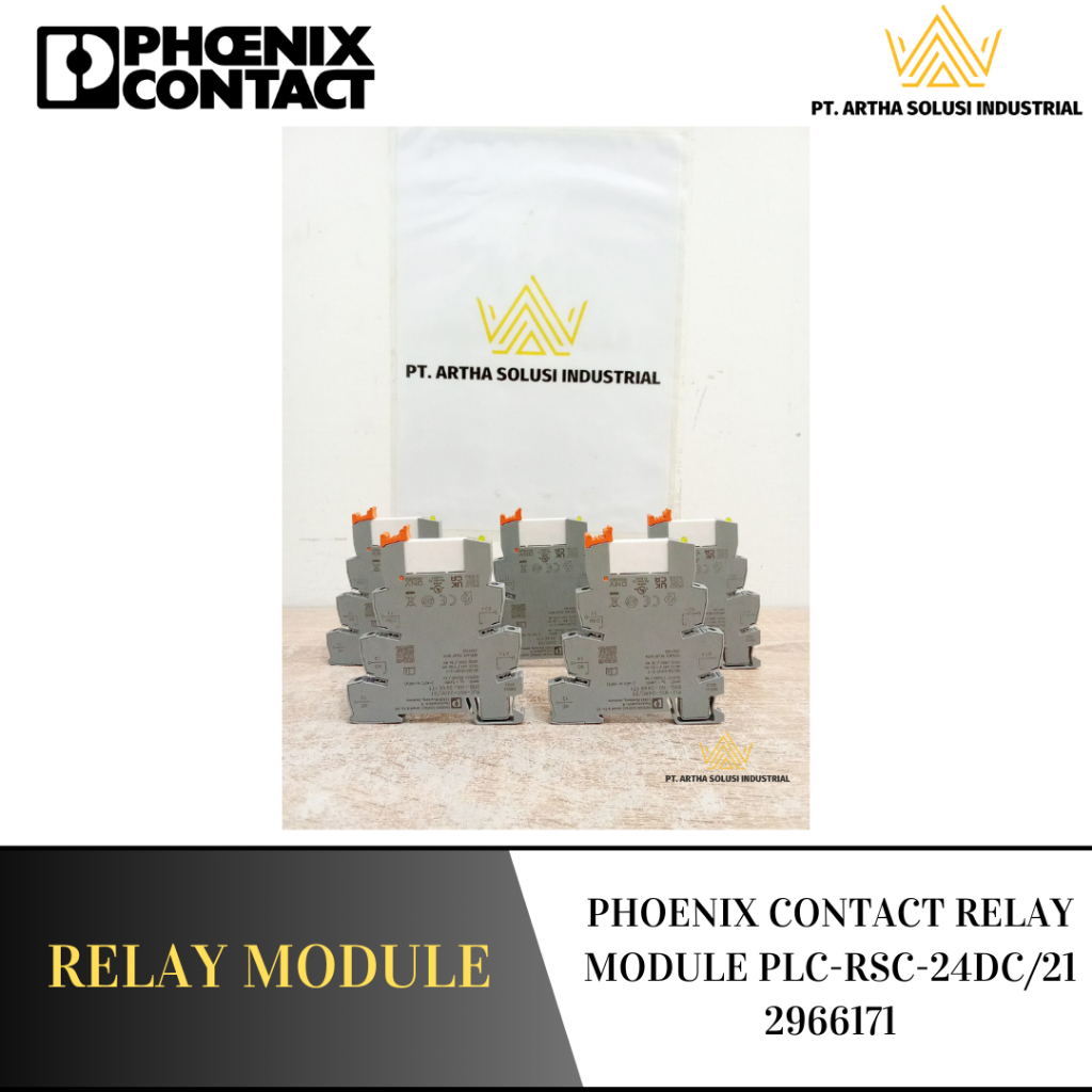 Jual PHOENIX CONTACT RELAY MODULE PLC-RSC-24DC/21 2966171 | Shopee ...