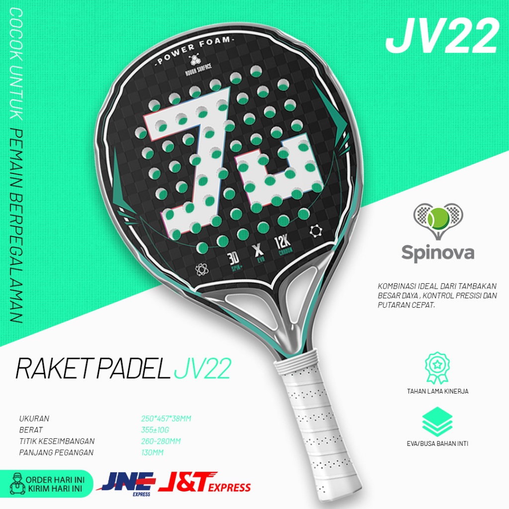 Jual Raket Padel JV22 — Raket Serbaguna, Cocok untuk Pemula, Dewasa ...