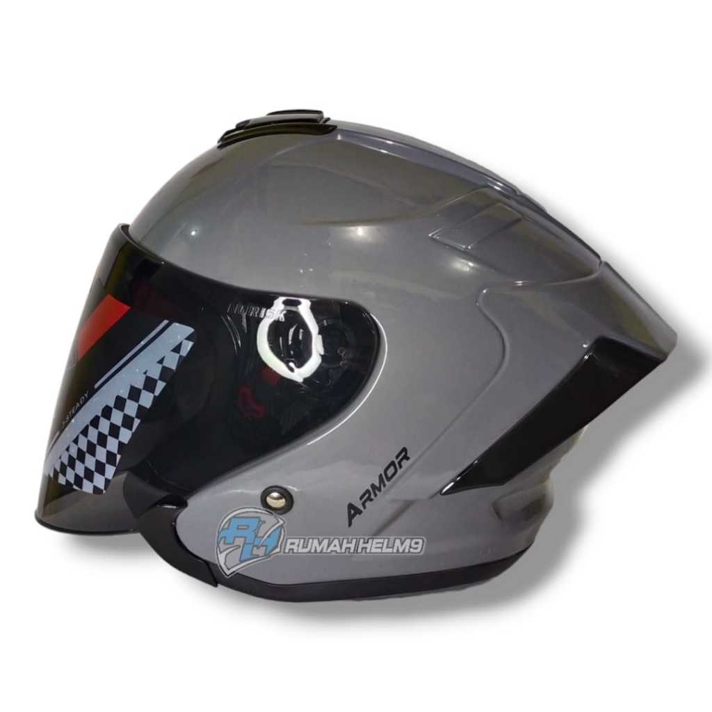 Jual Helm JS Armor ORIGINAL Solid Half face | Shopee Indonesia