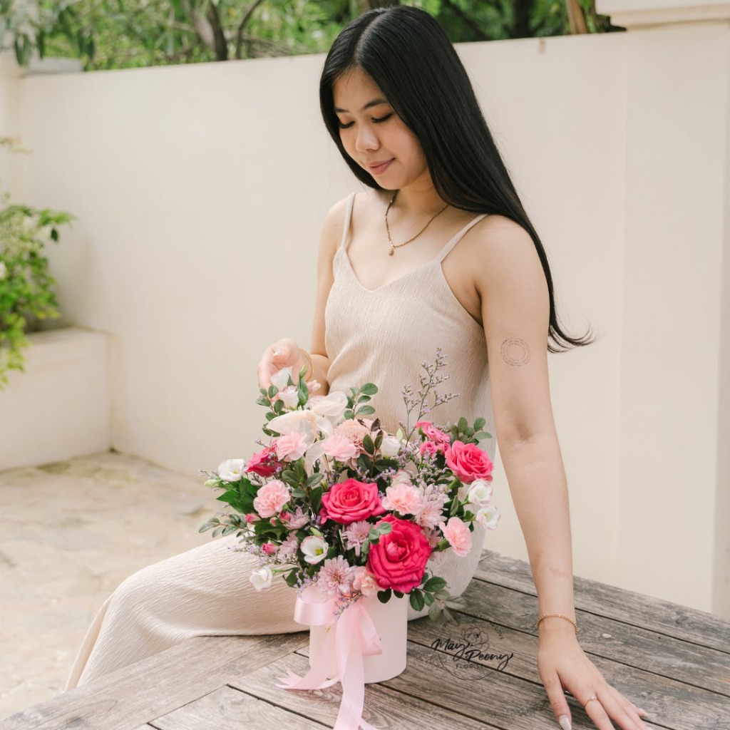 Jual FRESH BLOOM BOX SMALL SIZE - BOX BUNGA BLOOM BOX FLOWER BOX FRESH ...