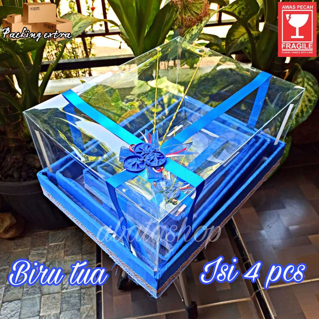 4PCS PARCEL BOX HANTARAN SESERAHAN PERNIKAHAN//KOTAK HANTARAN