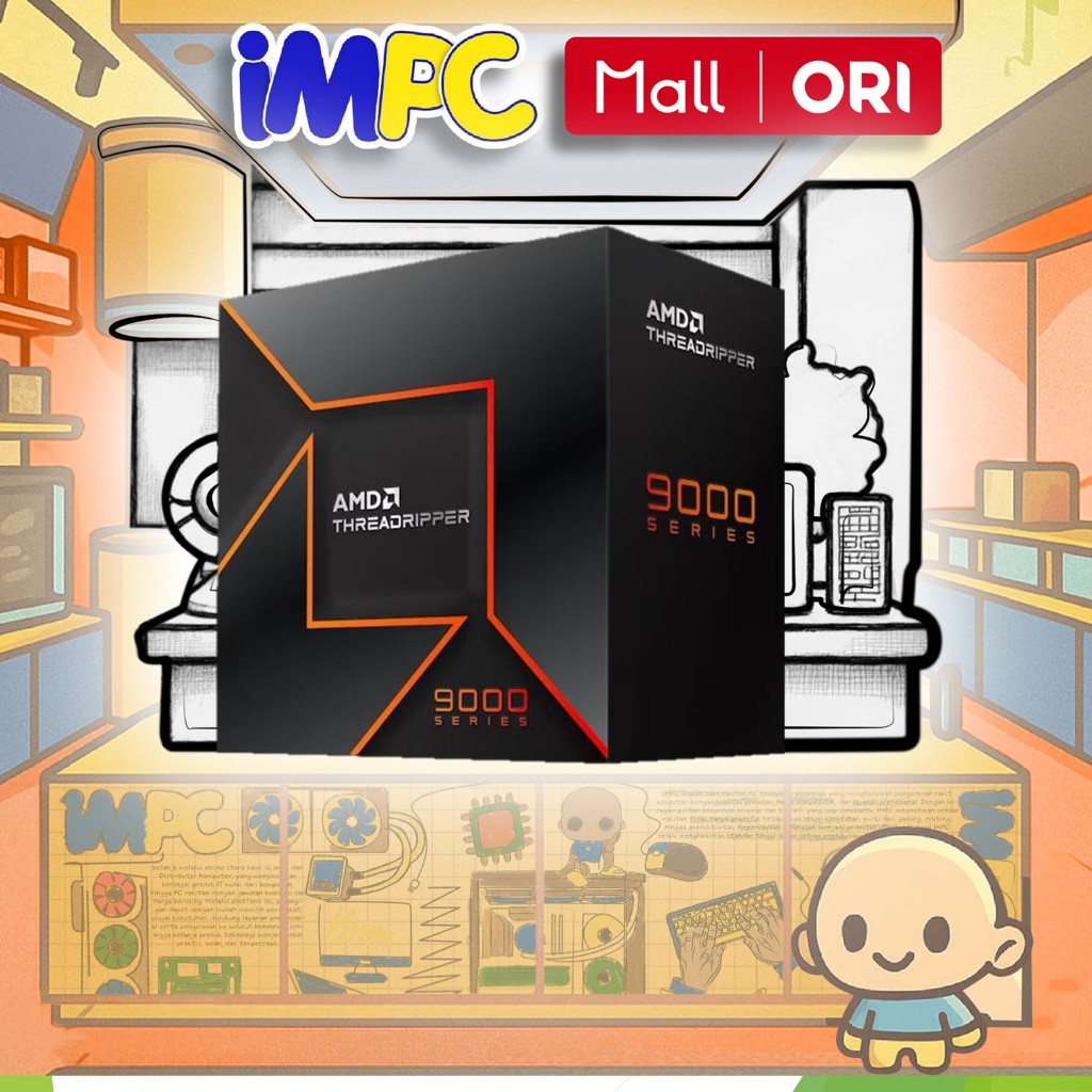 Jual AMD RYZEN THREADRIPPER 9980X (sTR5, 64 Cores, 128 Threads ...