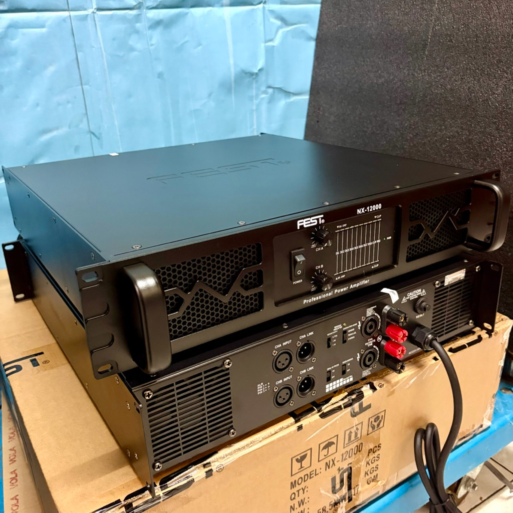 Jual Power Fest NX 12000 HZ1300 Original Amplifier FEST NX12000 Class H ...