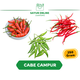 Cabe Setan,Cabe Merah Keriting ,Cabe Rawit Paket 250gr