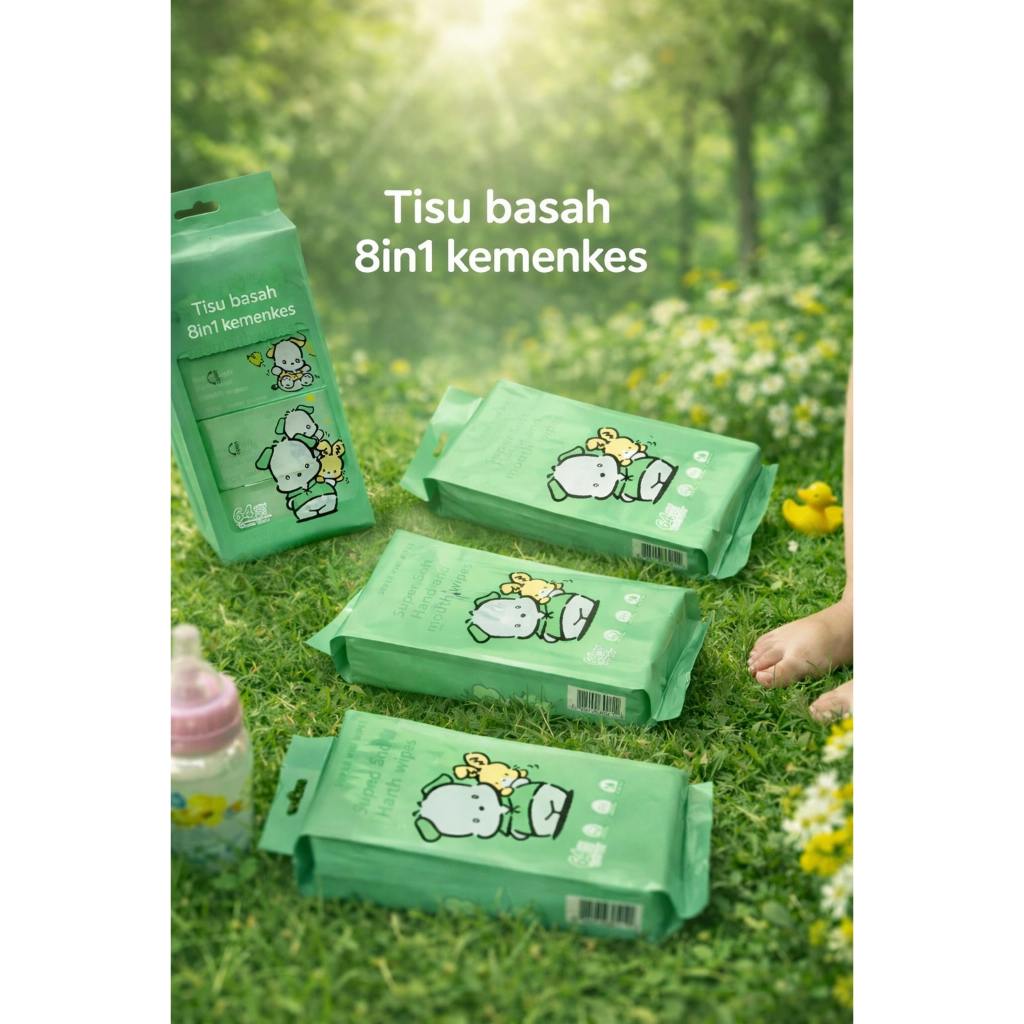 Jual (8IN1) TISU BASAH MINI TRAVEL-TISU BASAH MINI KARAKTER | Shopee ...