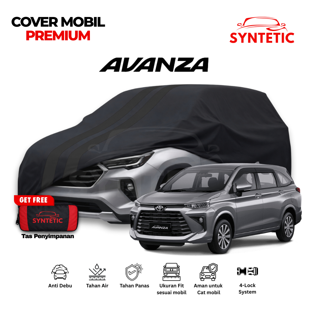 Synthetic | Car Body Cover Premium Avanza Xenia – Sarung Mobil Waterproof & Anti Panas Outdoor Indoor