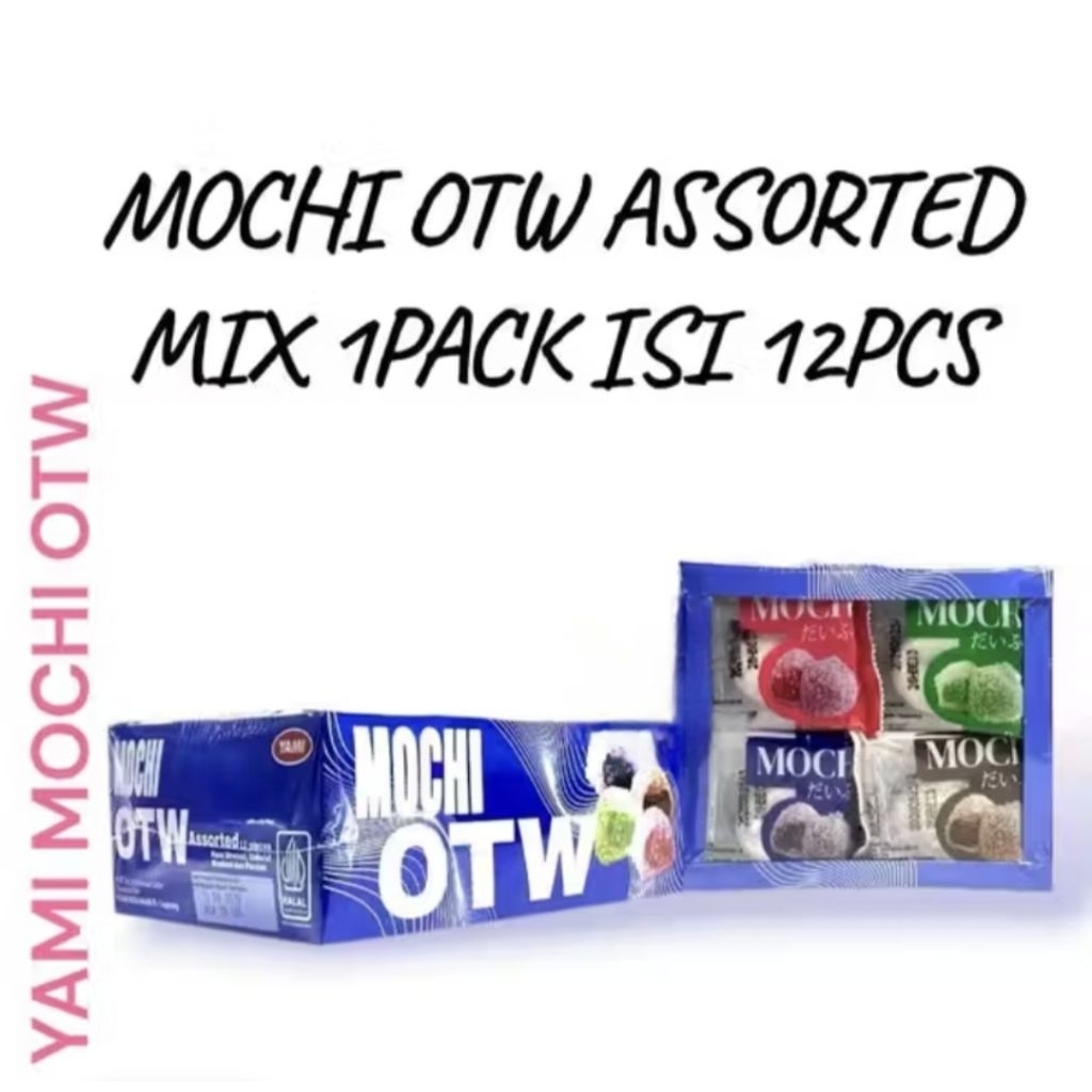 Jual MOCHI OTW ASSORTED 1 BOX ISI 12 BKS (4 RASA) | Shopee Indonesia