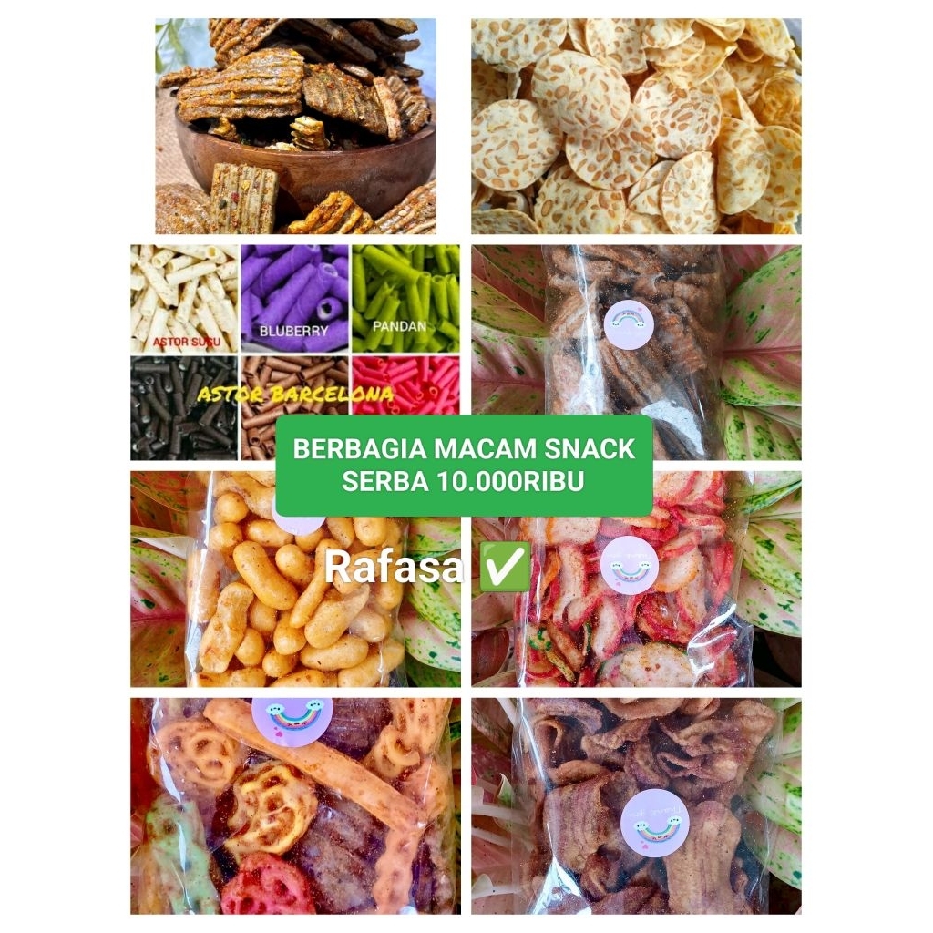 Jual Serba 10RB berbagai macam Snack/Camilan Ringan.. keripik kerupuk ...