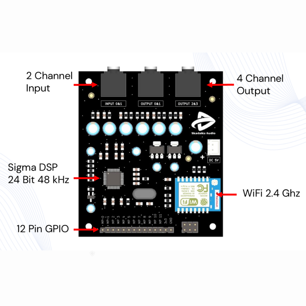 Jual Modul Audio DSP ADAU1701 - 2 input 4 output | Shopee Indonesia