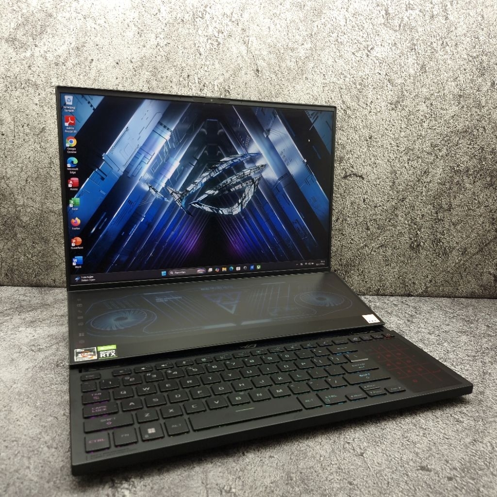 Jual ASUS ROG ZEPHYRUS DUO 16 GX650RM SECOND FULLSET | Shopee Indonesia