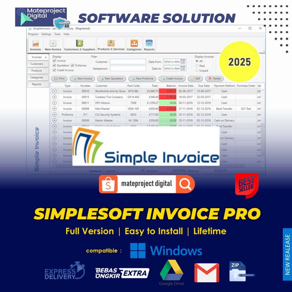 Jual SimpleSoft Simple Invoice Full Lisensi Lifetime Software untuk ...