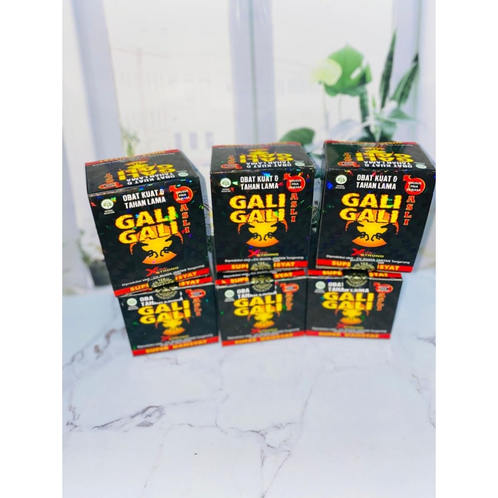 Jual Kapsul Gali Gali original 10 sachet garansi original | Shopee ...