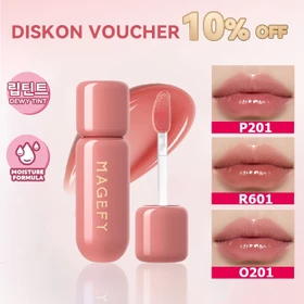 10 Cermin Lip Stain Ringan Melembapkan Lip Gloss Tahan Lama Transferproof Waterproof Lip Cream