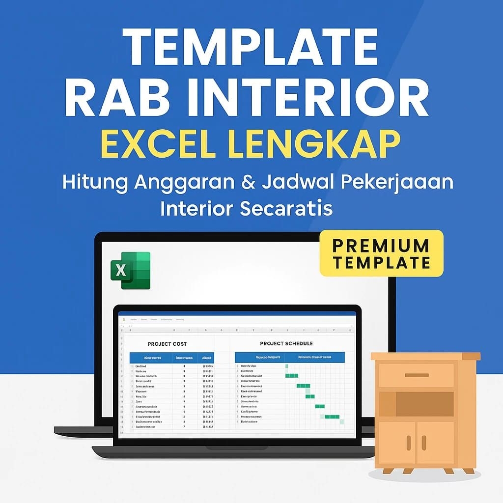 Jual DISKON.!!! TEMPLATE RAB INTERIOR EXCEL OTOMATIS - HITUNG ...