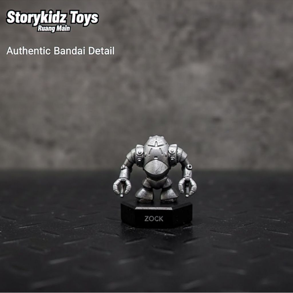 Jual Figure Bandai SD Gundam Zock Silver Zeon Original Authentic Rare ...