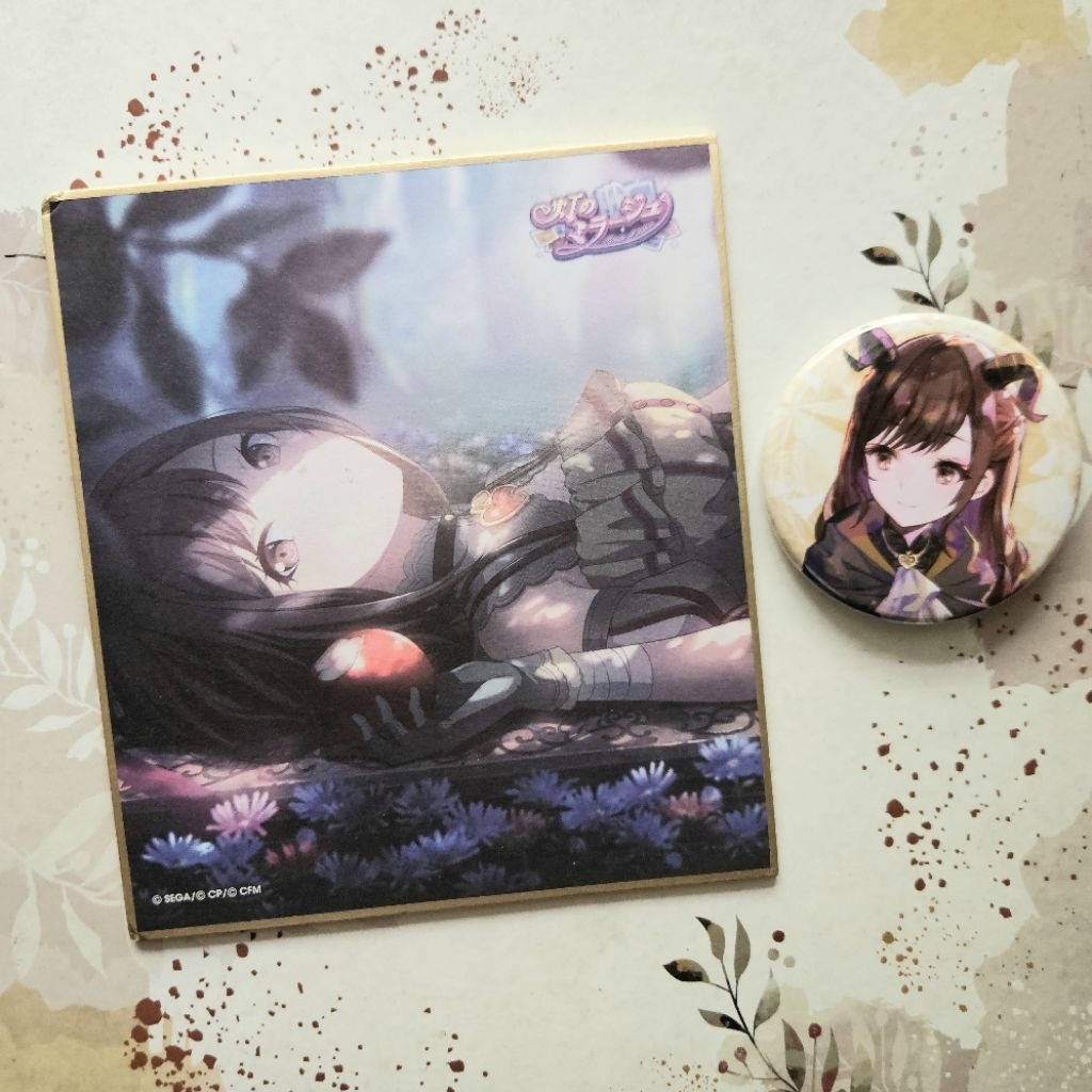 Jual Project Sekai Official Merch - Shikishi + Benefit CD Badge ...