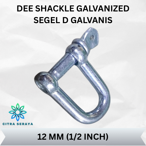 Jual Shackle Segel D Galvanis 12 mm M12 1/2 Inch Dee Galvanized Bow ...