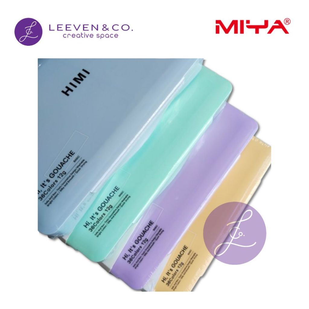 Jual HIMI MIYA GOUACHE PAINT SET 36 COLOR X 12 GR | Shopee Indonesia