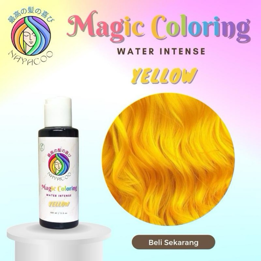 Jual Yellow Magic Coloring Water Intense Rambut Sehat | Shopee Indonesia