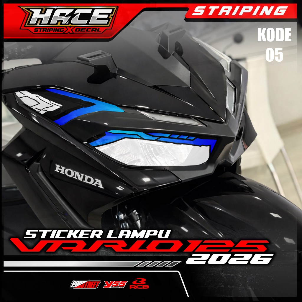 Jual 05 STICKER TRANSPARAN LAMPU VARIO 125 - STICKER UV TRANSPARAN ...