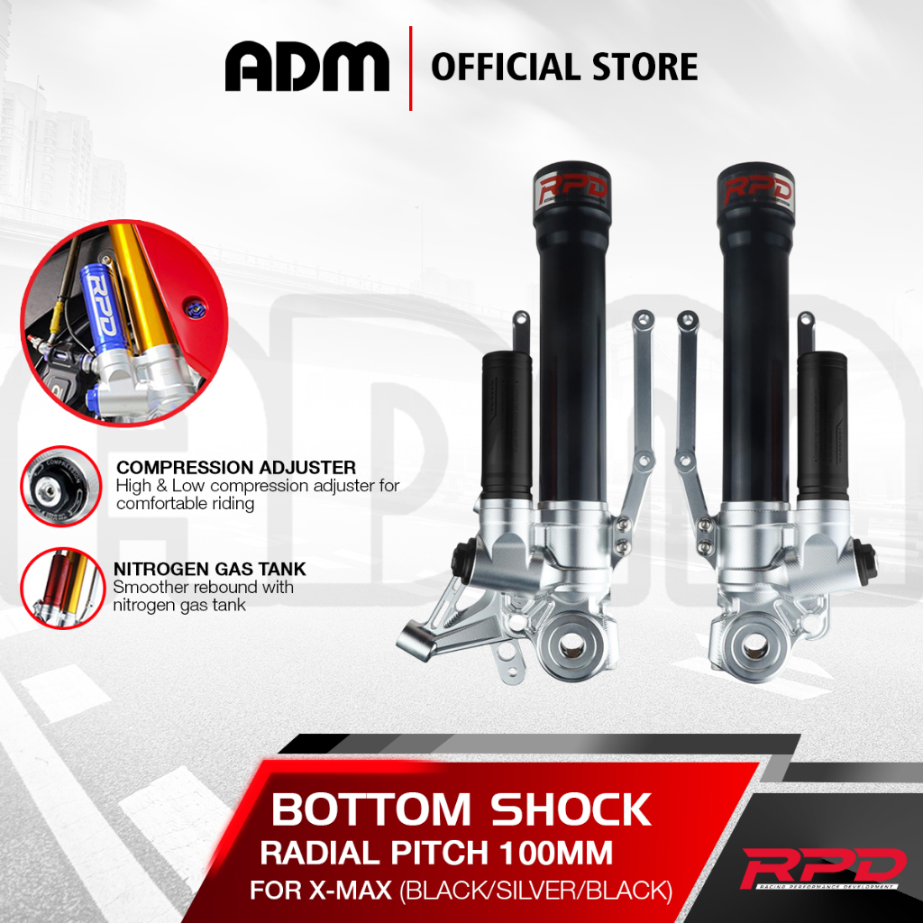 Jual RPD Bottom Shock X-MAX Radial Pitch 100MM | Shopee Indonesia