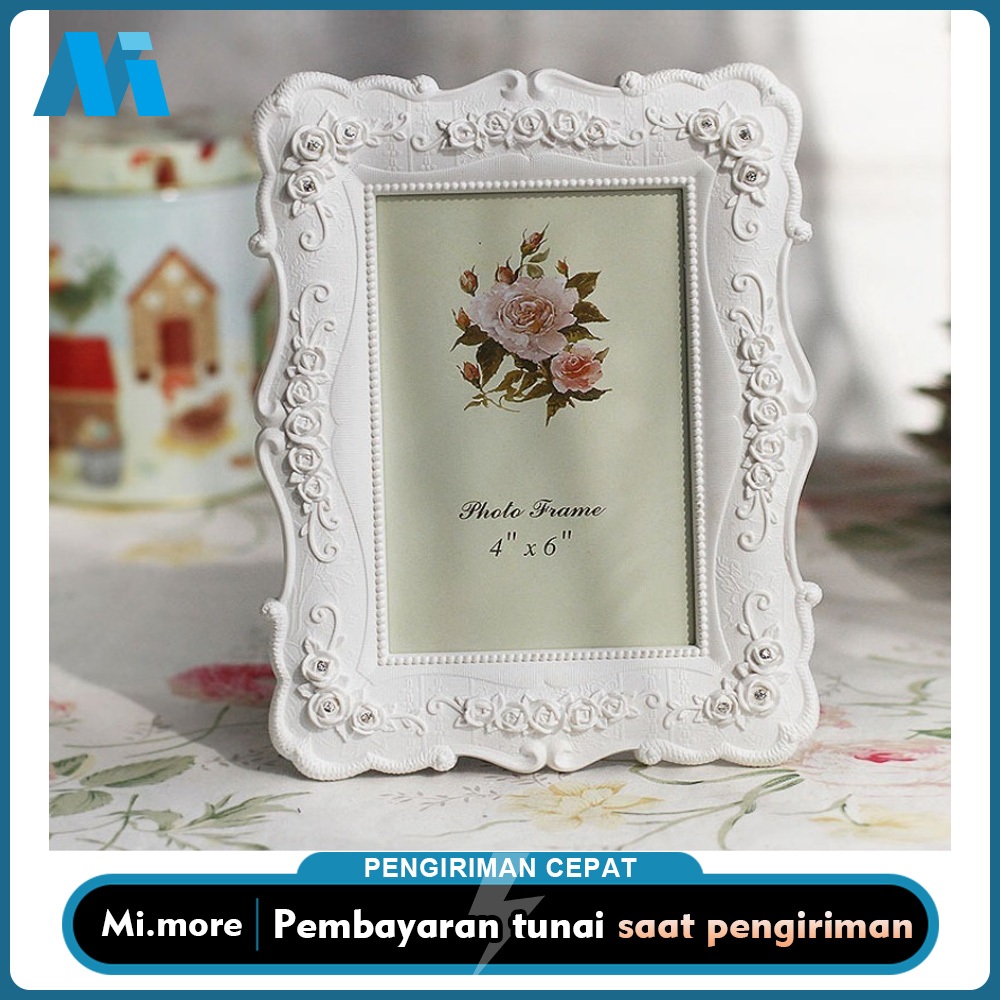Jual Mi.more Photo Frame / Bingkai Foto Frame Meja Putih Estetik ...