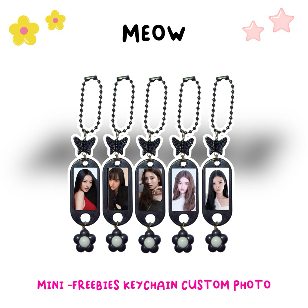 Jual Mini MEOW Keychain Freebies Custom Idol Kpop Aktor Korea Cina Bag ...