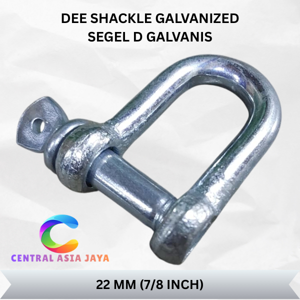 Jual Shackle Segel D Galvanis 22 mm M22 7/8 Inch Dee Galvanized Bow ...