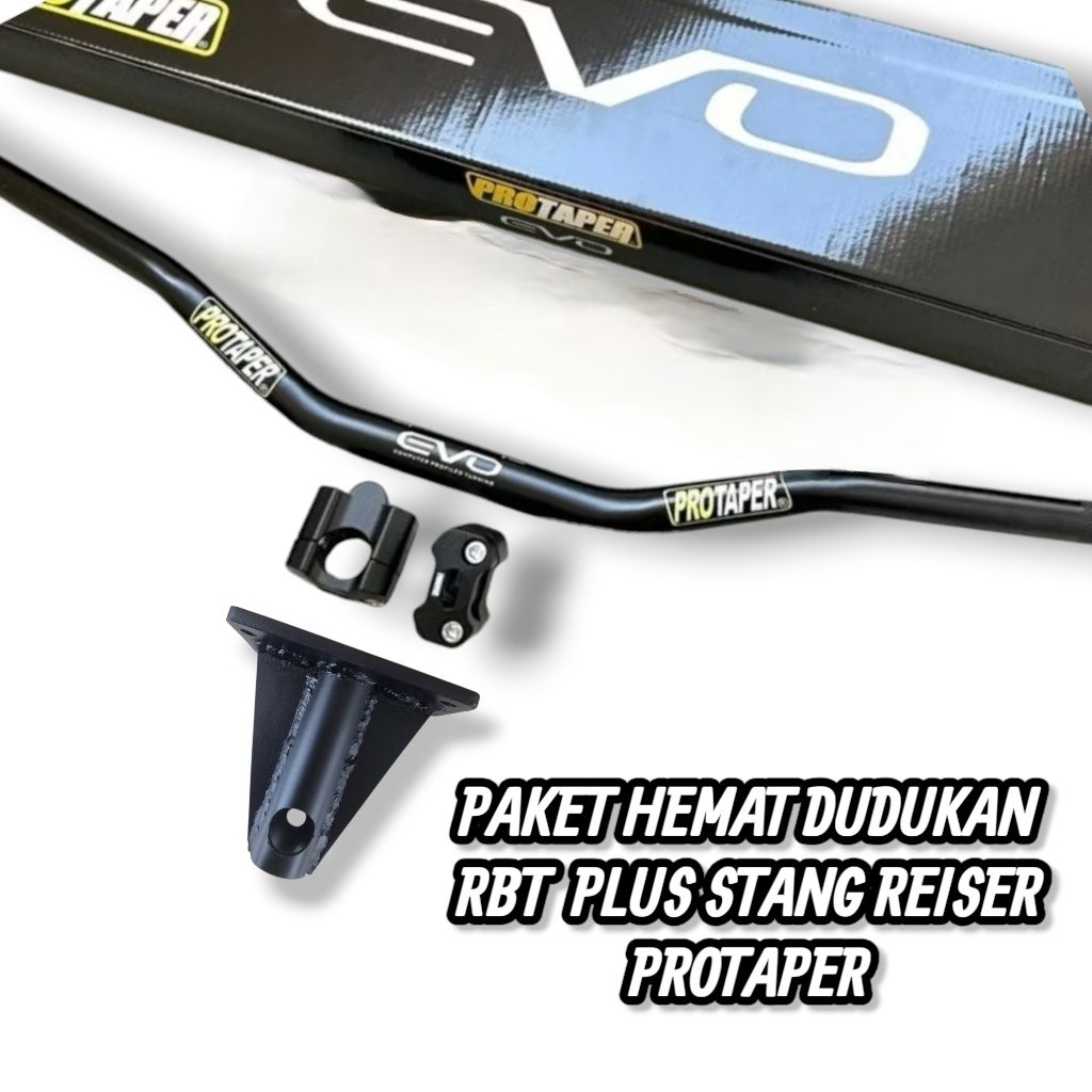 Jual [PAKET HEMAT] Dudukan RBT Honda plus Stang EVO Reiser protaper ...