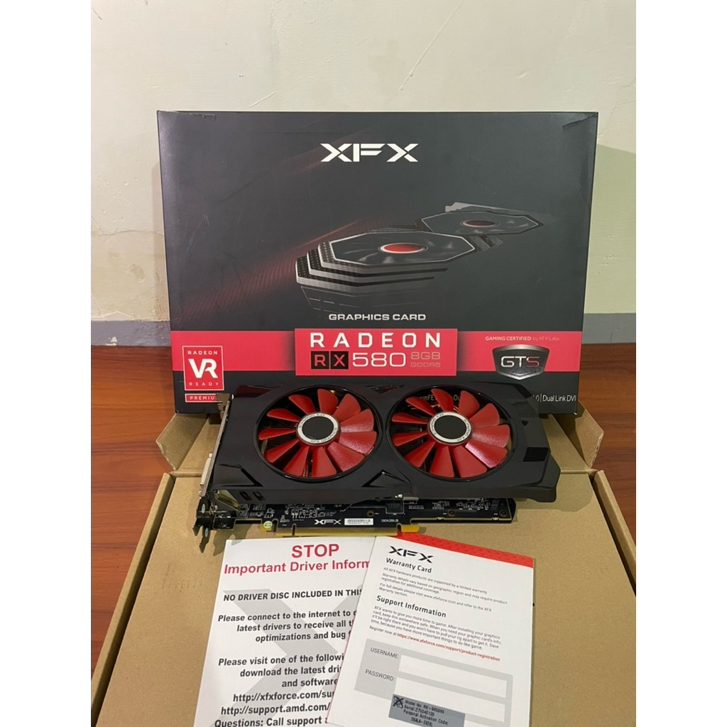 Jual VGA XFX RX 580 8Gb GDDR5 - Garansi ON | Shopee Indonesia