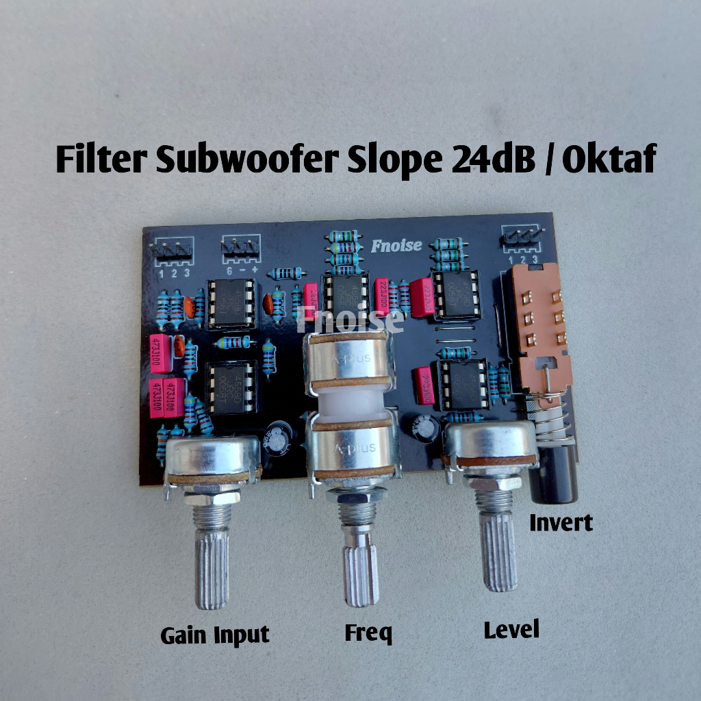 Jual Kit Filter Subwoofer Frequensi Slope 24dB / Oktaf | Shopee Indonesia