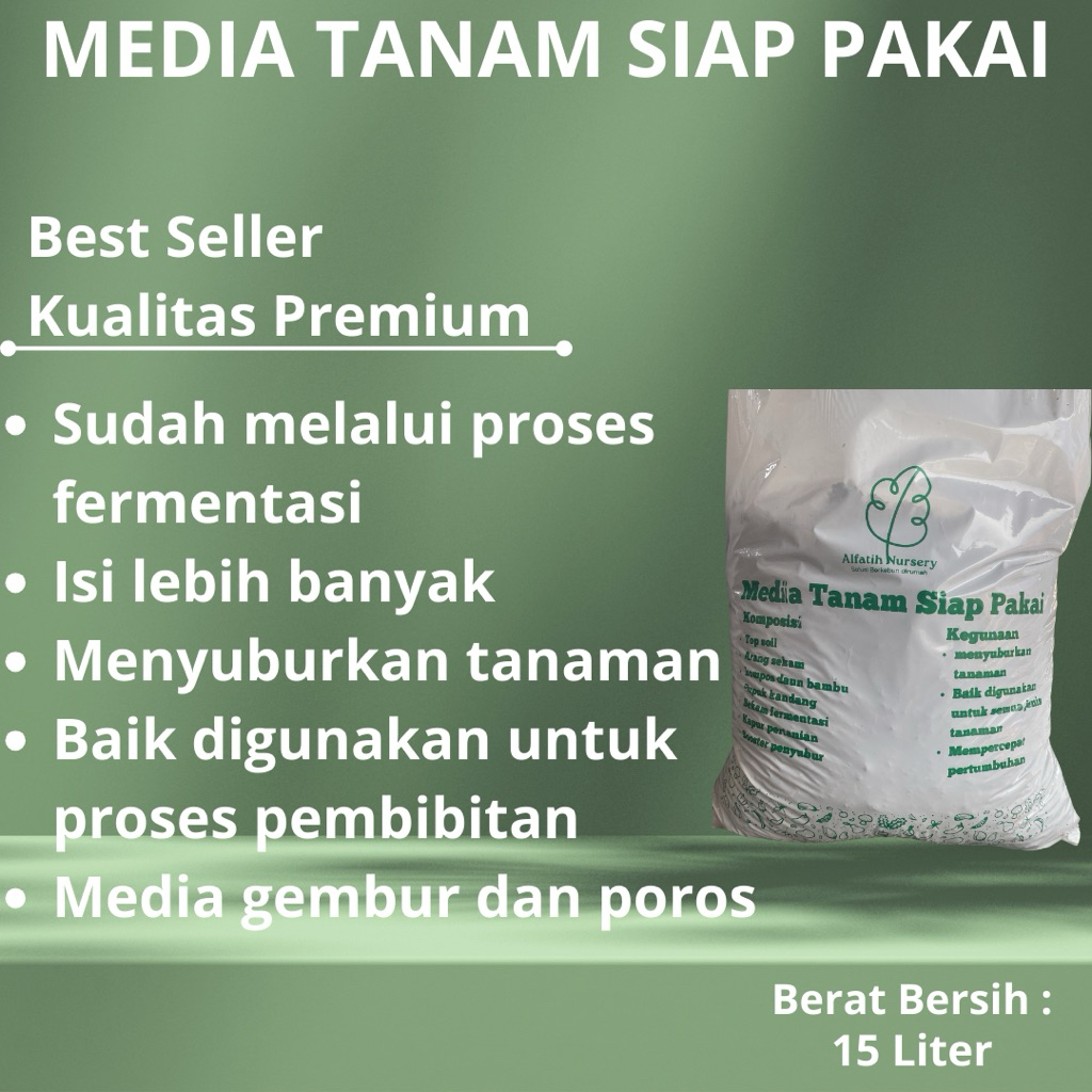 Media Tanam siap pakai terlengkap