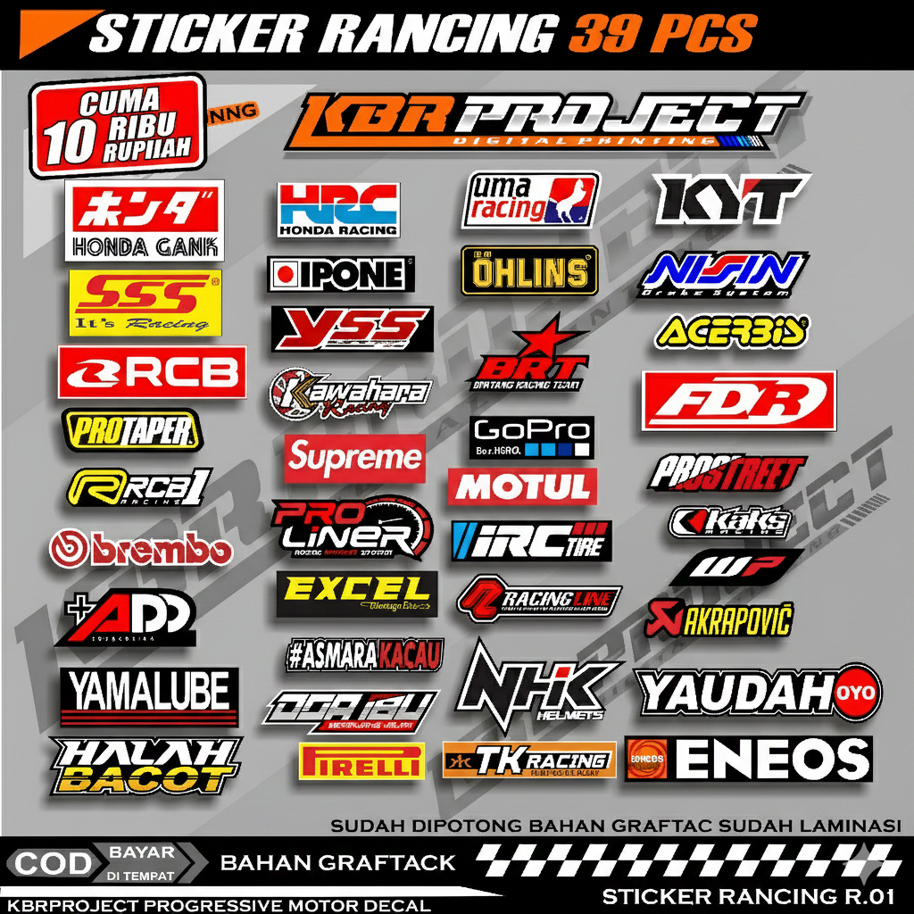 Jual Stiker Motor Terlengkap & Harga Terbaru Mei 2026 | Shopee Indonesia