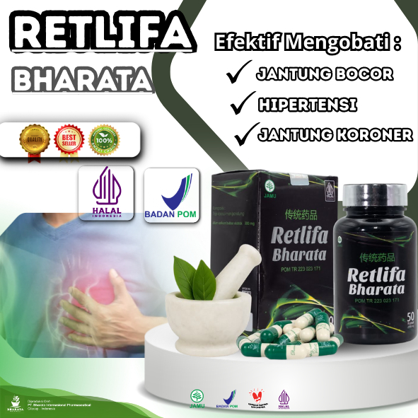 Obat Jantung Bocor Paling Ampuh Resmi BPOM-Obat Hipertensi-Obat Jantung Koroner-Retlifa Bharata