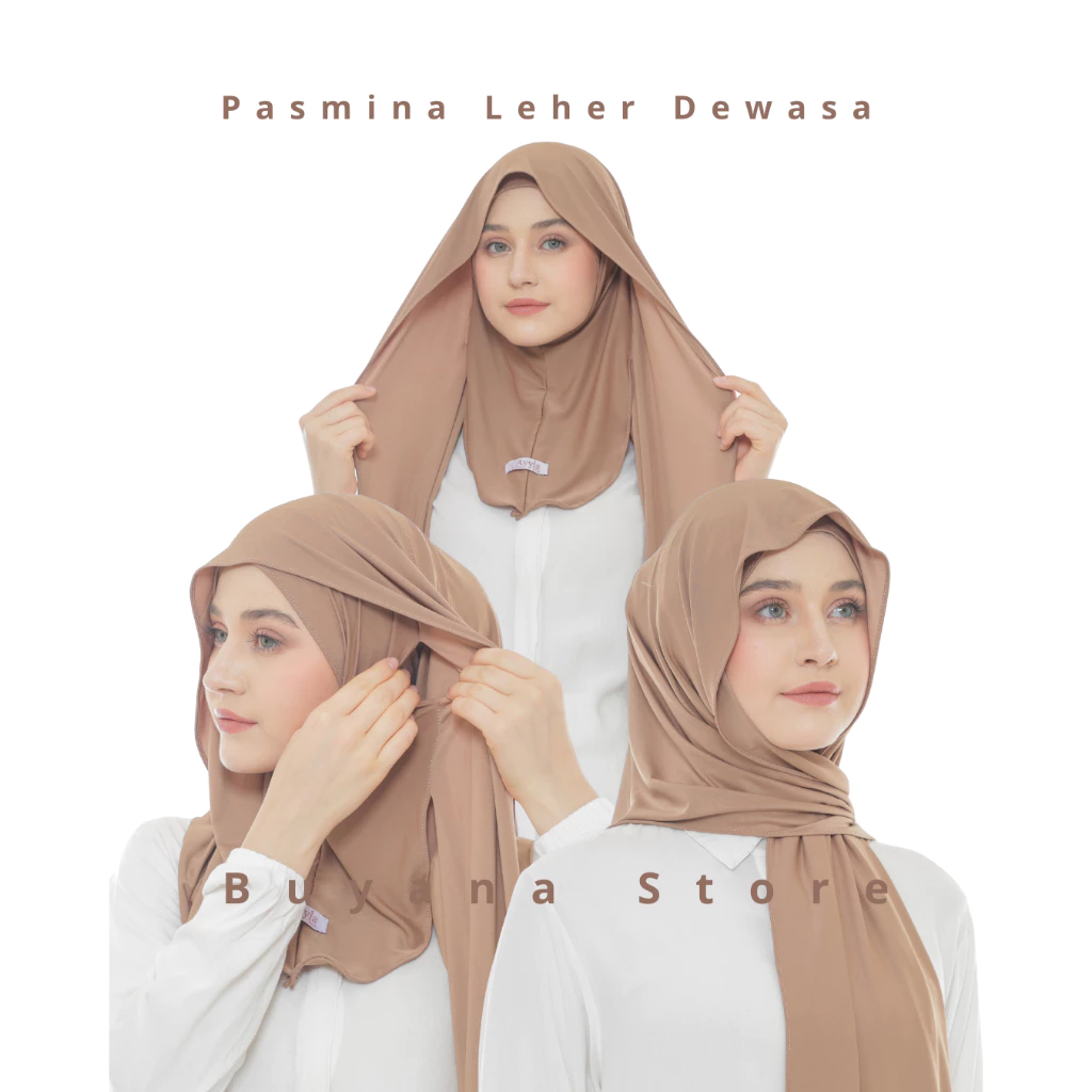 Pashmina Inner Jersey Oval Anti Bakteria Premium
