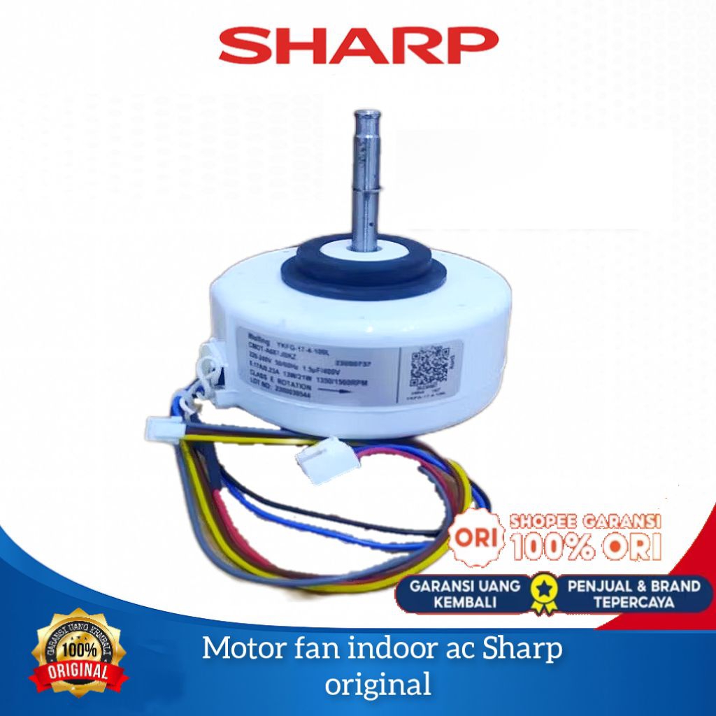 Jual Motor Fan Indoor AC Sharp Original baru | Shopee Indonesia