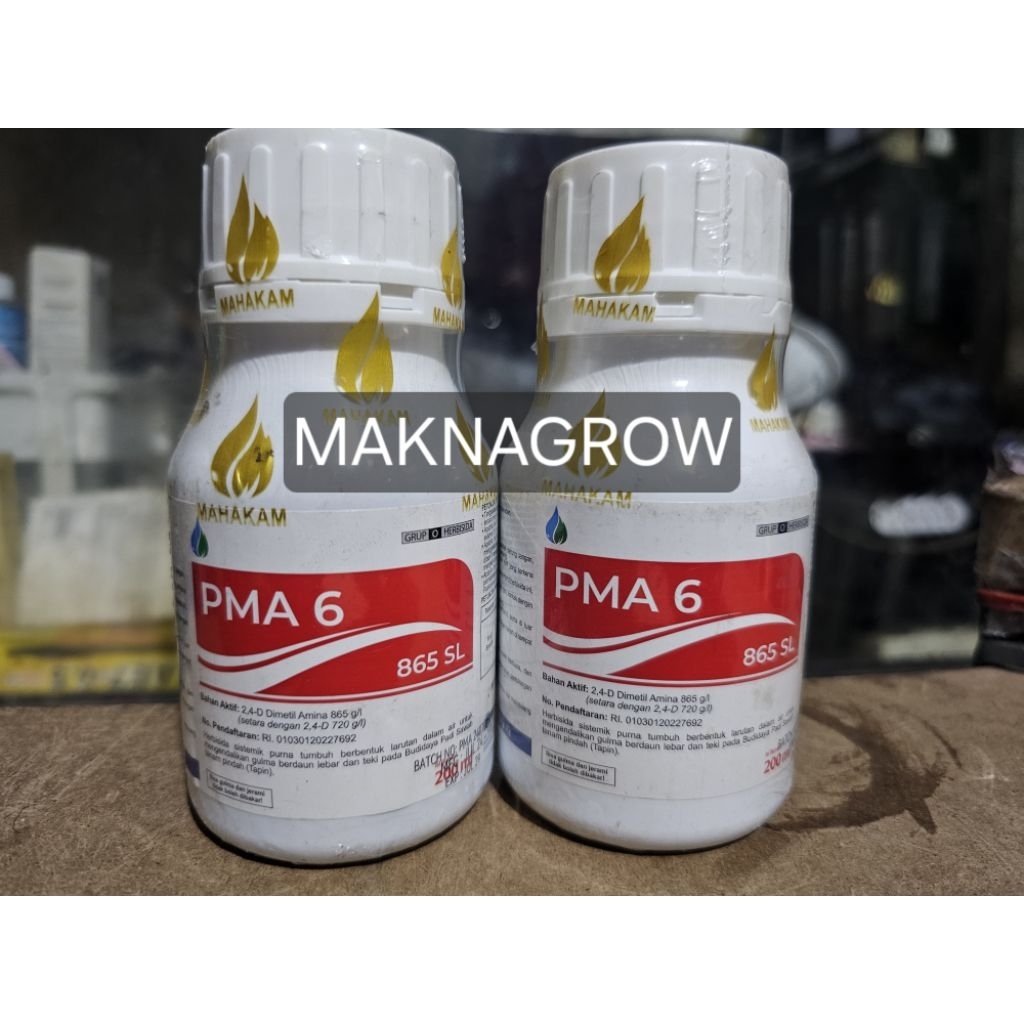 Jual Racun rumput HERBISIDA PMA 6 865SL 200 ml | Shopee Indonesia