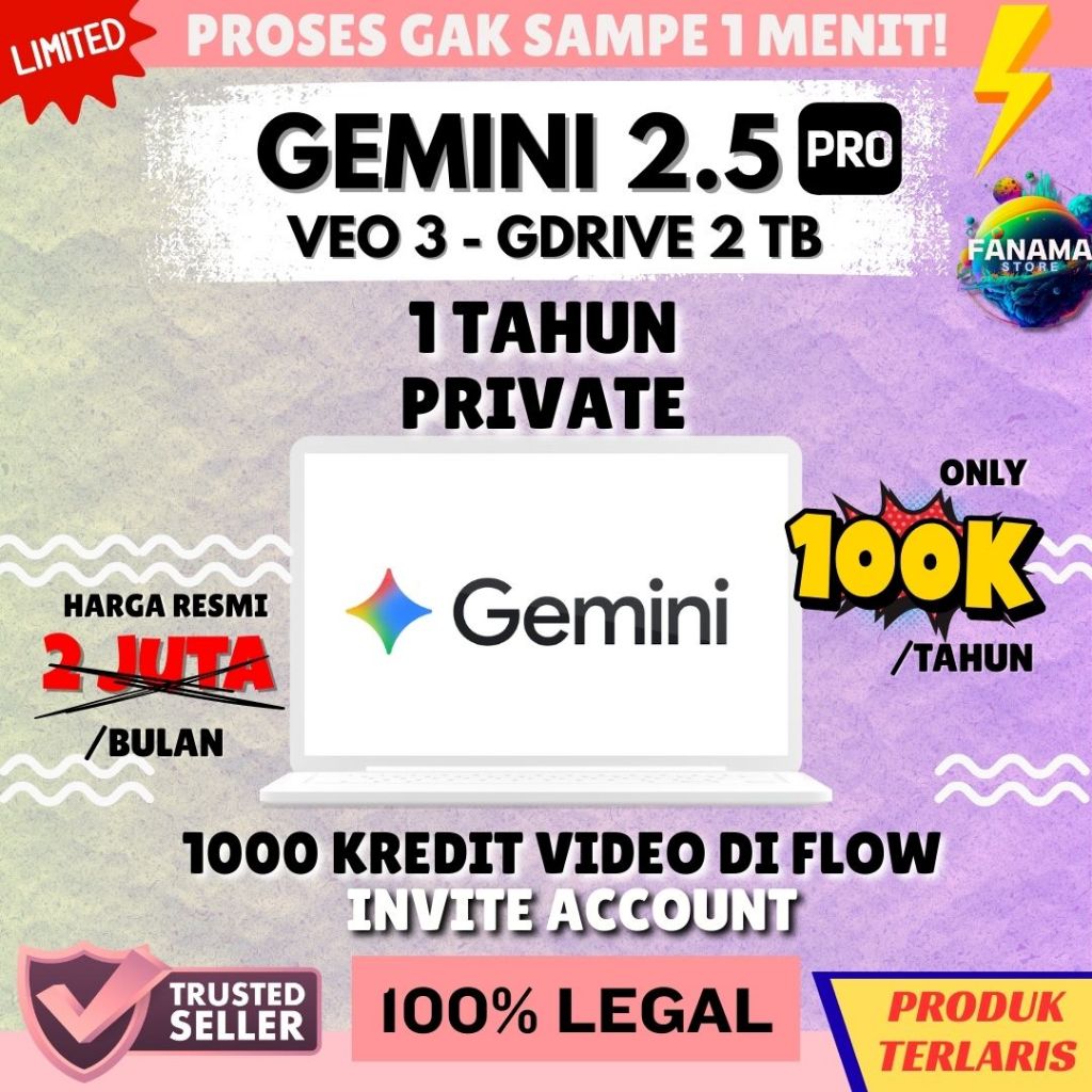 GEMINI PRO 2.5 AI 1 THN PRIVATE