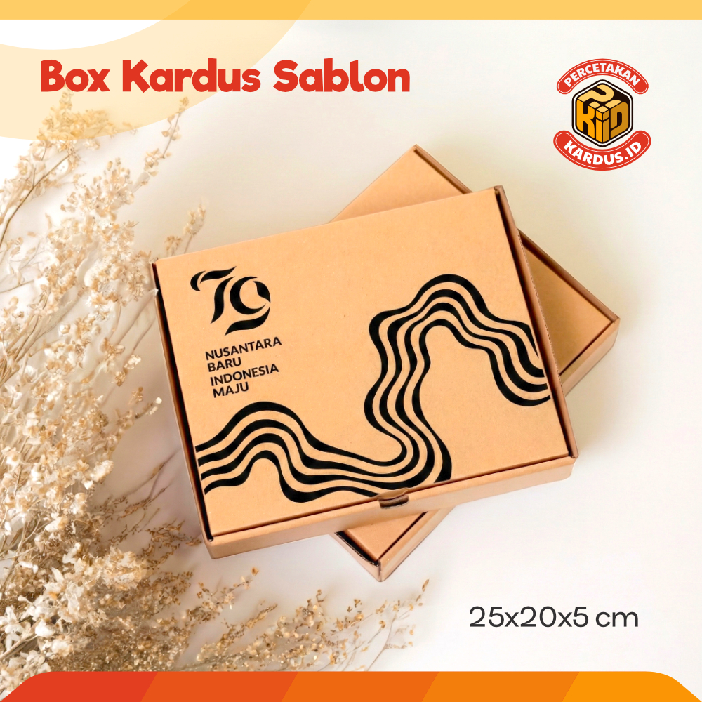 Jual Sablon / Cetak Kardus Corrugated Ukuran SEDANG | Die Cut | Kotak ...