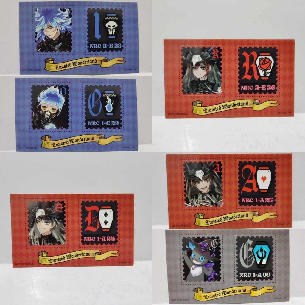 Jual Disney Twisted Wonderland Halloween 2025 Fair Special Bonus Stamp ...